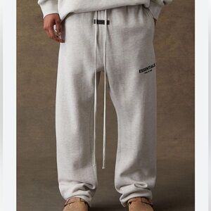NEW Essentials Fear of God RELAXED Fit Sweatpants Light Oatmeal SS22